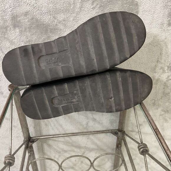 Vans Men's 8.5 High-Top Lace-Up Skater non canvas Boot 500664 Black - Picture 10 of 12